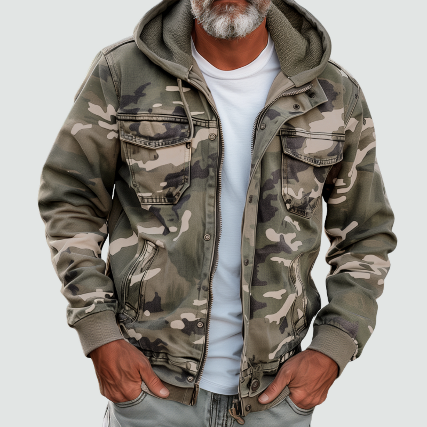 Fabian - Men's Camouflage Cargo Jacket