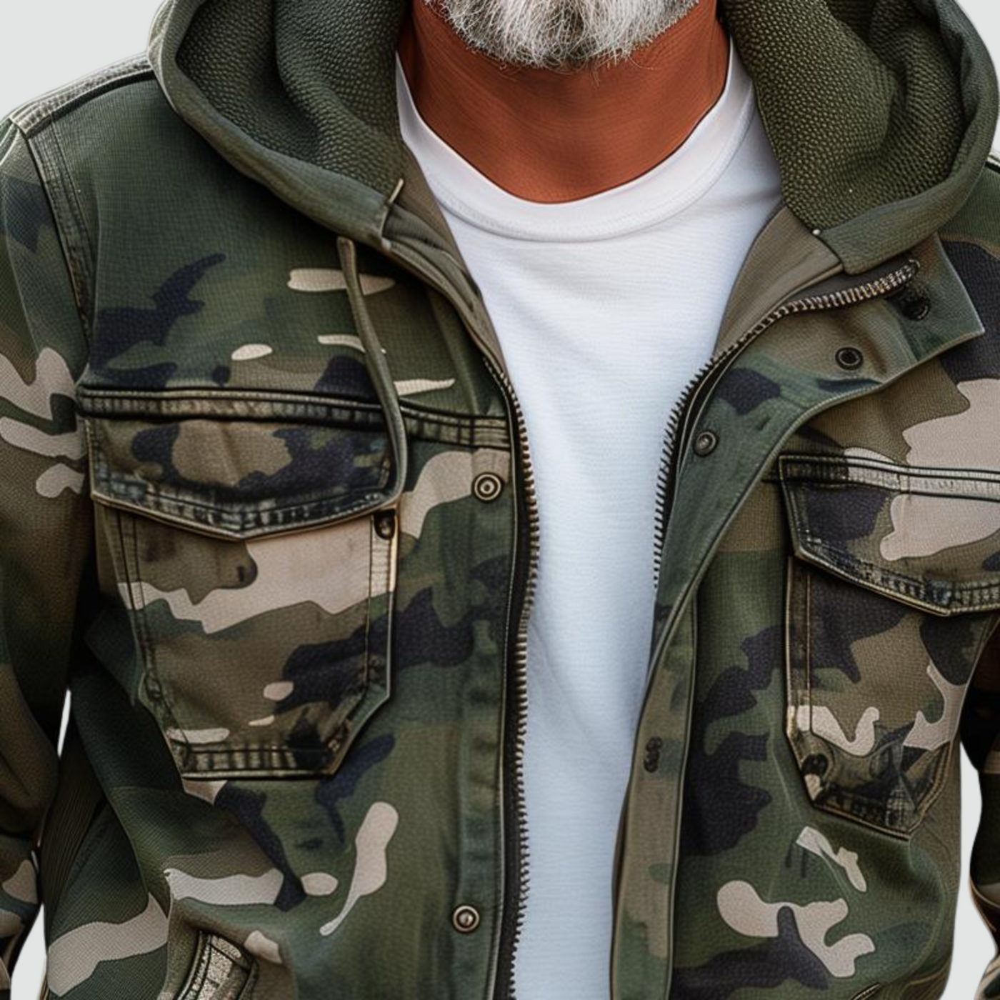 Fabian - Men's Camouflage Cargo Jacket