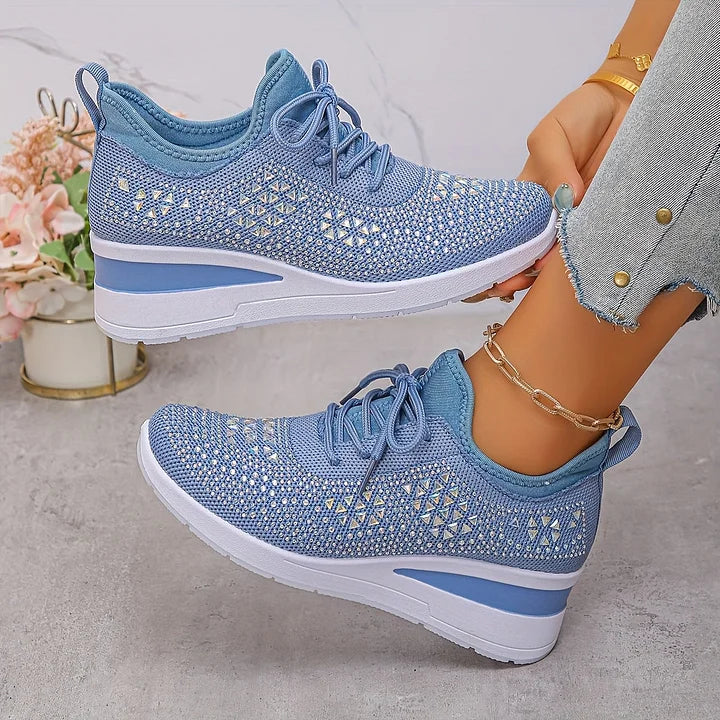Alice – Orthopaedic Trainers with Sparkling Rhinestones