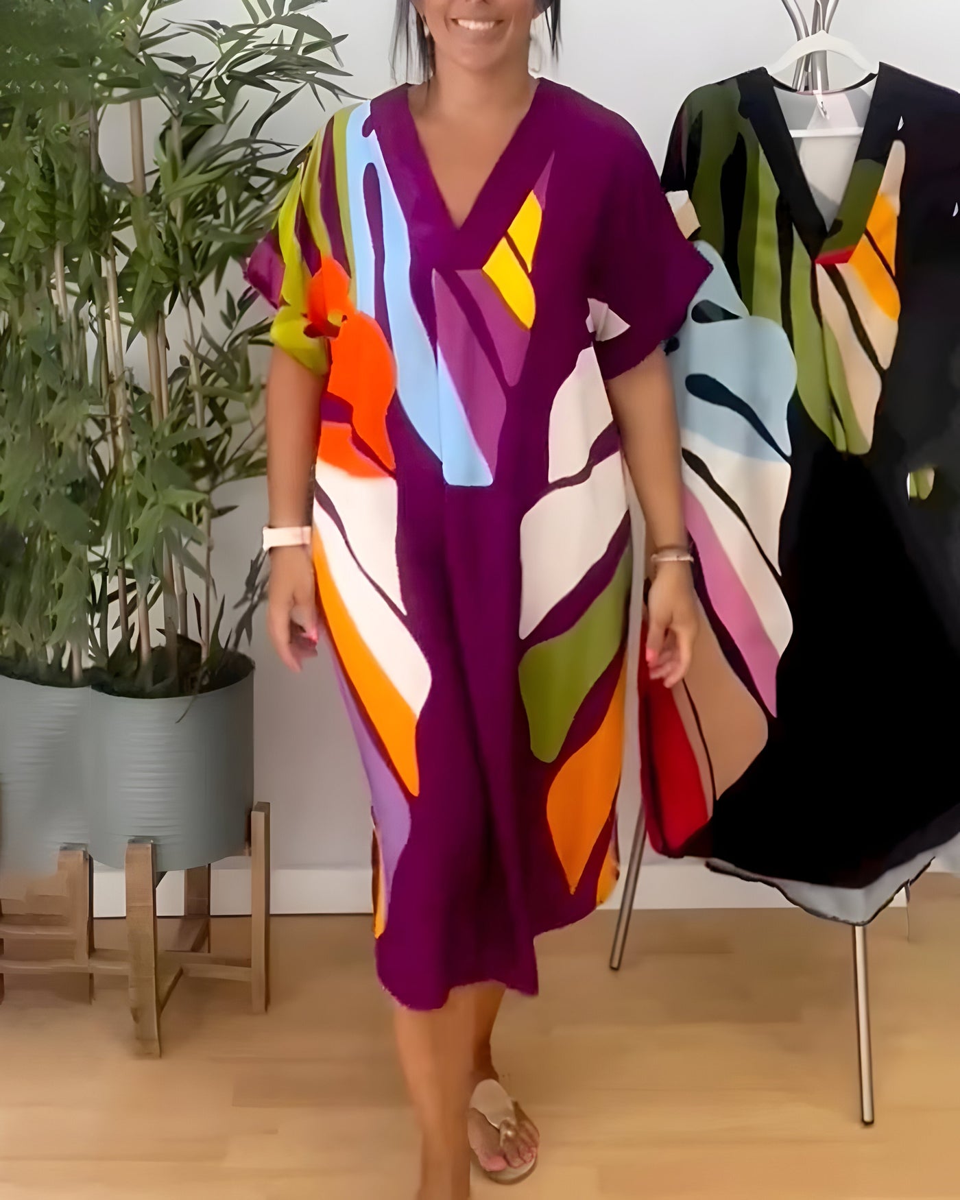Rosaline - Colourful Dress