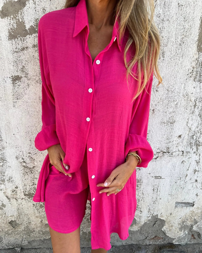 Shirley™ – Casual Shirt and Shorts Set