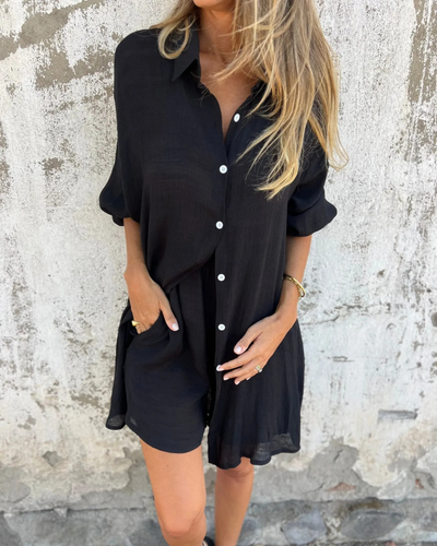 Shirley™ – Casual Shirt and Shorts Set