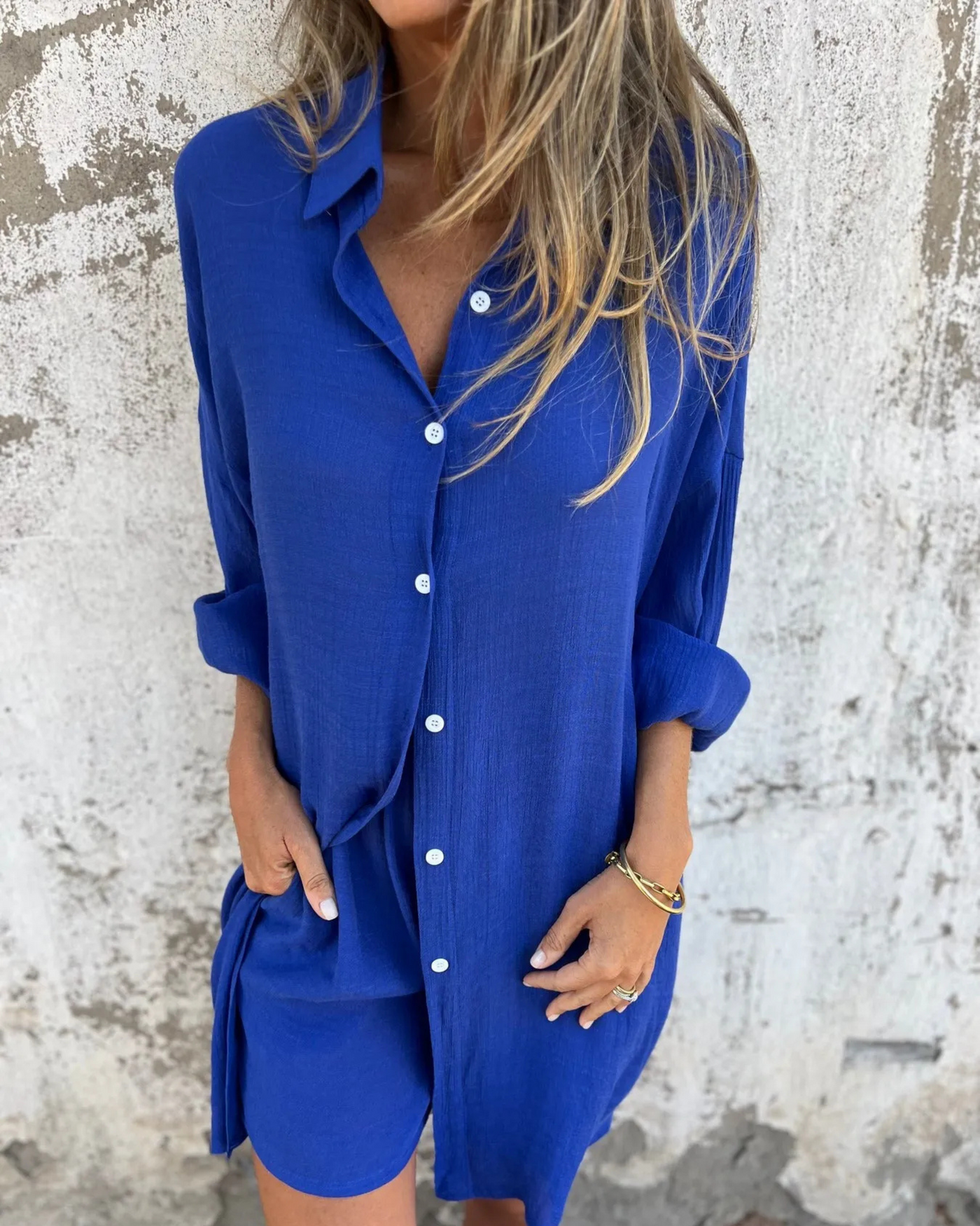 Shirley™ – Casual Shirt and Shorts Set