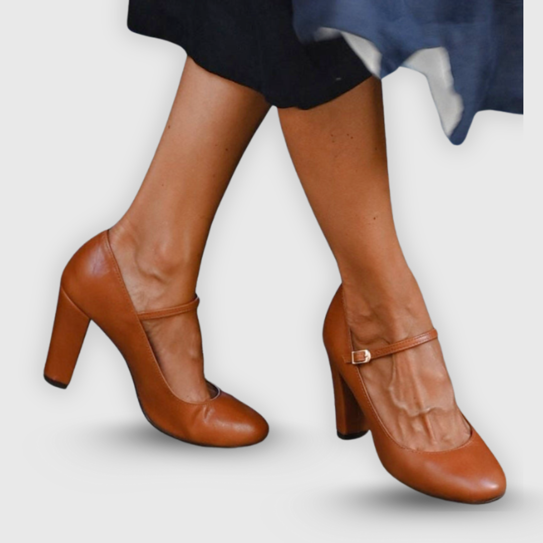 Camelia | Everyday Sandal with Block Heel