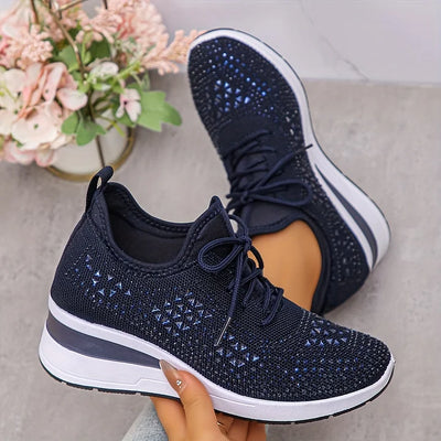Alice – Orthopaedic Trainers with Sparkling Rhinestones