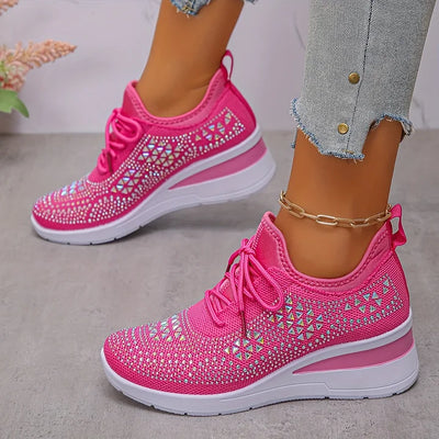 Alice – Orthopaedic Trainers with Sparkling Rhinestones