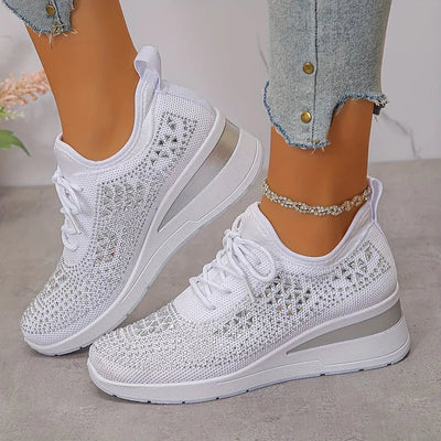 Alice – Orthopaedic Trainers with Sparkling Rhinestones