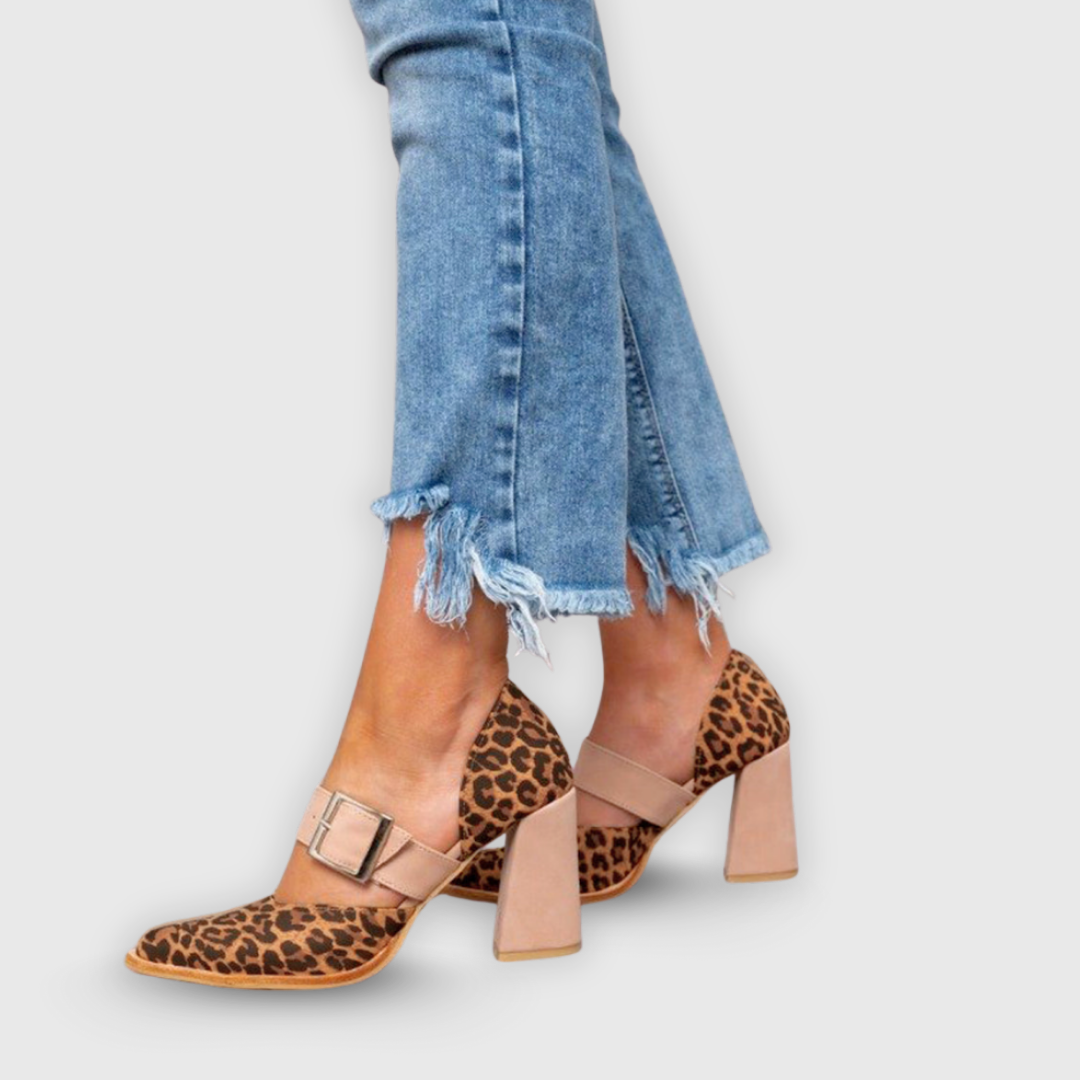 Alena | High Heel in Suede Look