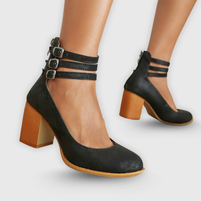 Carol | Minimalist Sandal with Block Heel