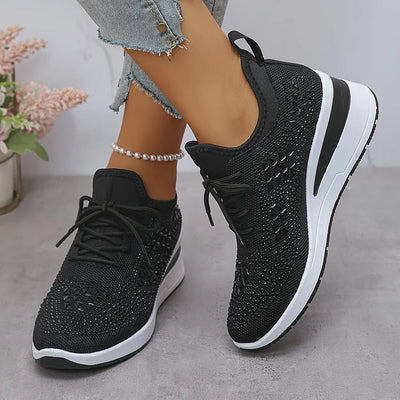 Alice – Orthopaedic Trainers with Sparkling Rhinestones