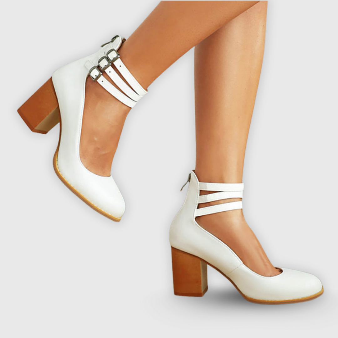 Carol | Minimalist Sandal with Block Heel