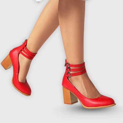 Carol | Minimalist Sandal with Block Heel