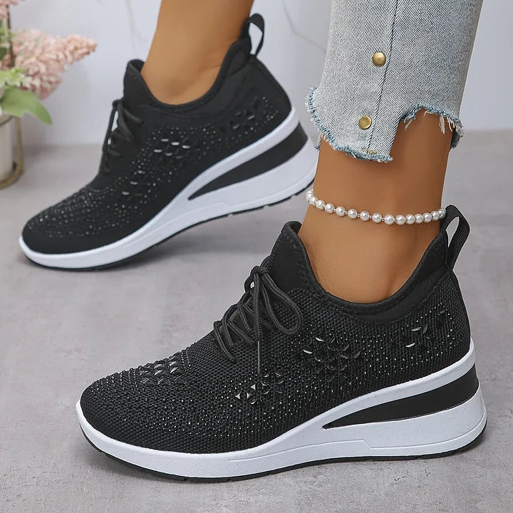 Alice – Orthopaedic Trainers with Sparkling Rhinestones