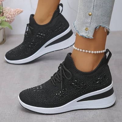 Alice – Orthopaedic Trainers with Sparkling Rhinestones