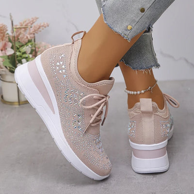 Alice – Orthopaedic Trainers with Sparkling Rhinestones