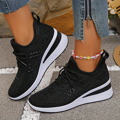 Alice – Orthopaedic Trainers with Sparkling Rhinestones
