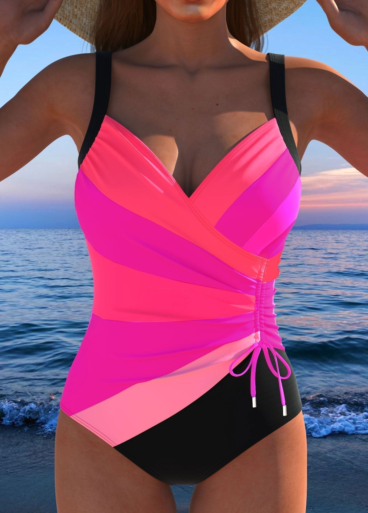 Erin – Colourful Swimsuit