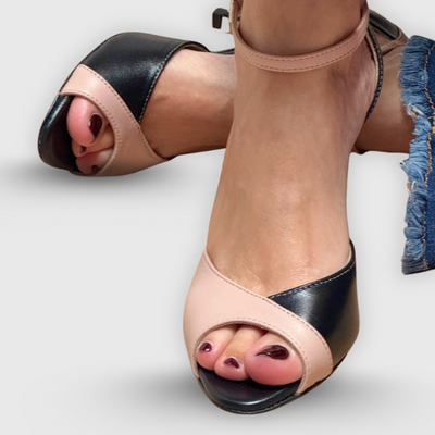 Leara | Comfortable High Heels with Straps