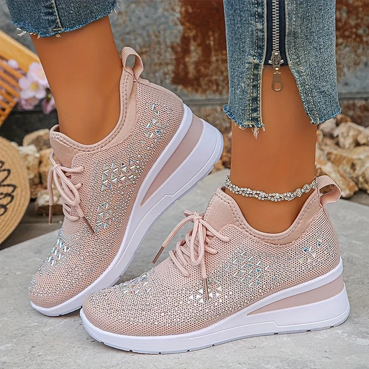 Alice – Orthopaedic Trainers with Sparkling Rhinestones