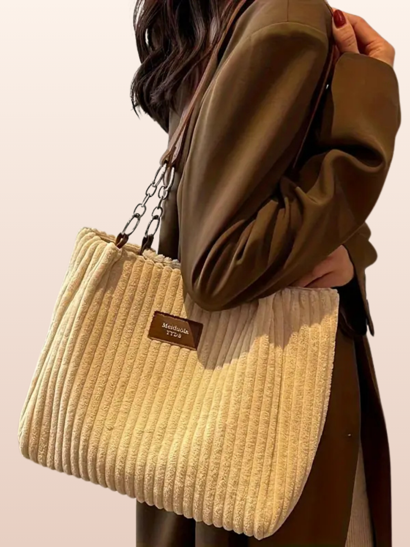 Norah | Corduroy Tote Bag