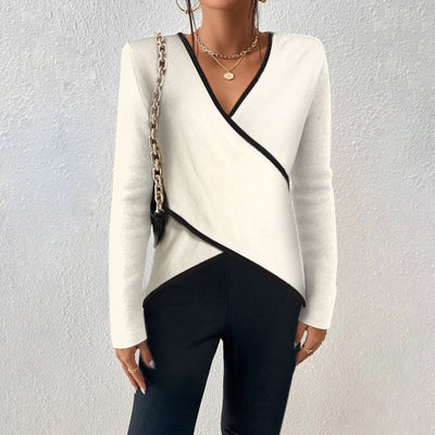 Livia™ - Luxurious V-Neck Sweater