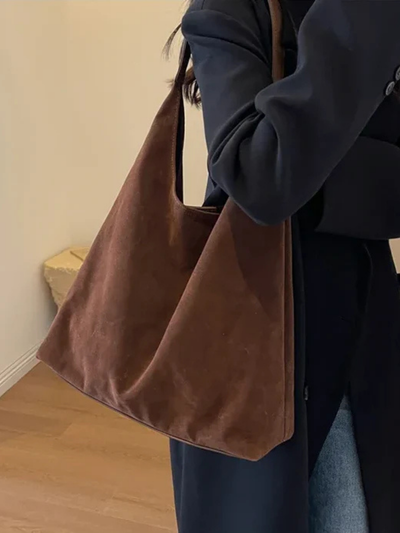 Sisi | Tote Bag in Suede Leather