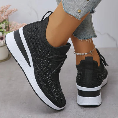 Alice – Orthopaedic Trainers with Sparkling Rhinestones