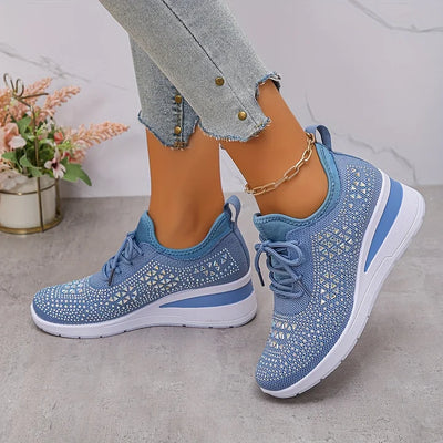 Alice – Orthopaedic Trainers with Sparkling Rhinestones