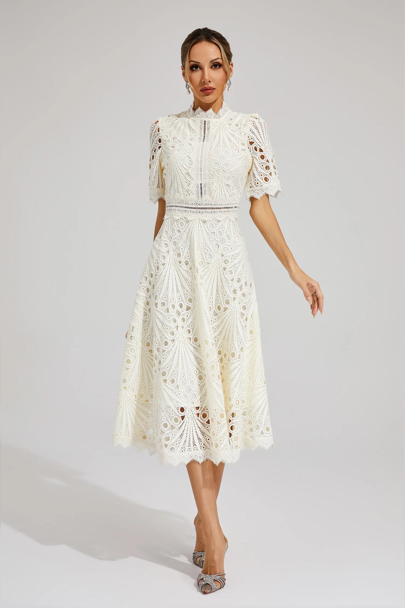 Angelina™ - Elegant Midi Dress