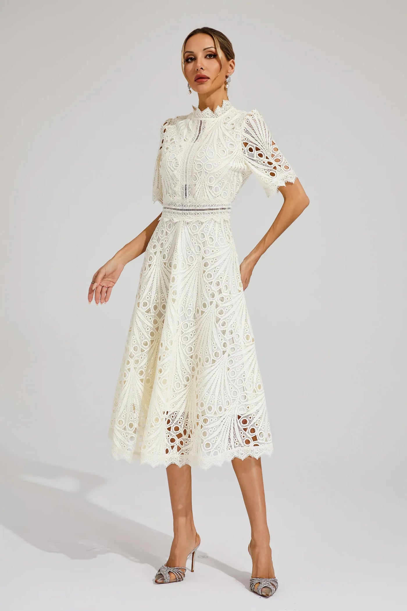 Angelina™ - Elegant Midi Dress