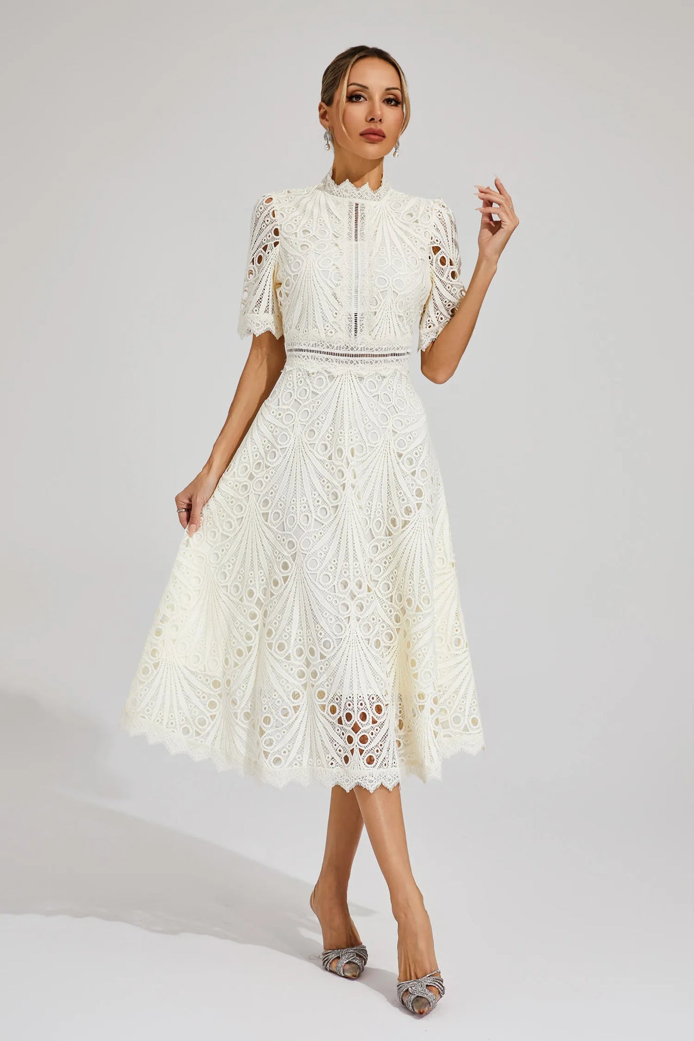 Angelina™ - Elegant Midi Dress
