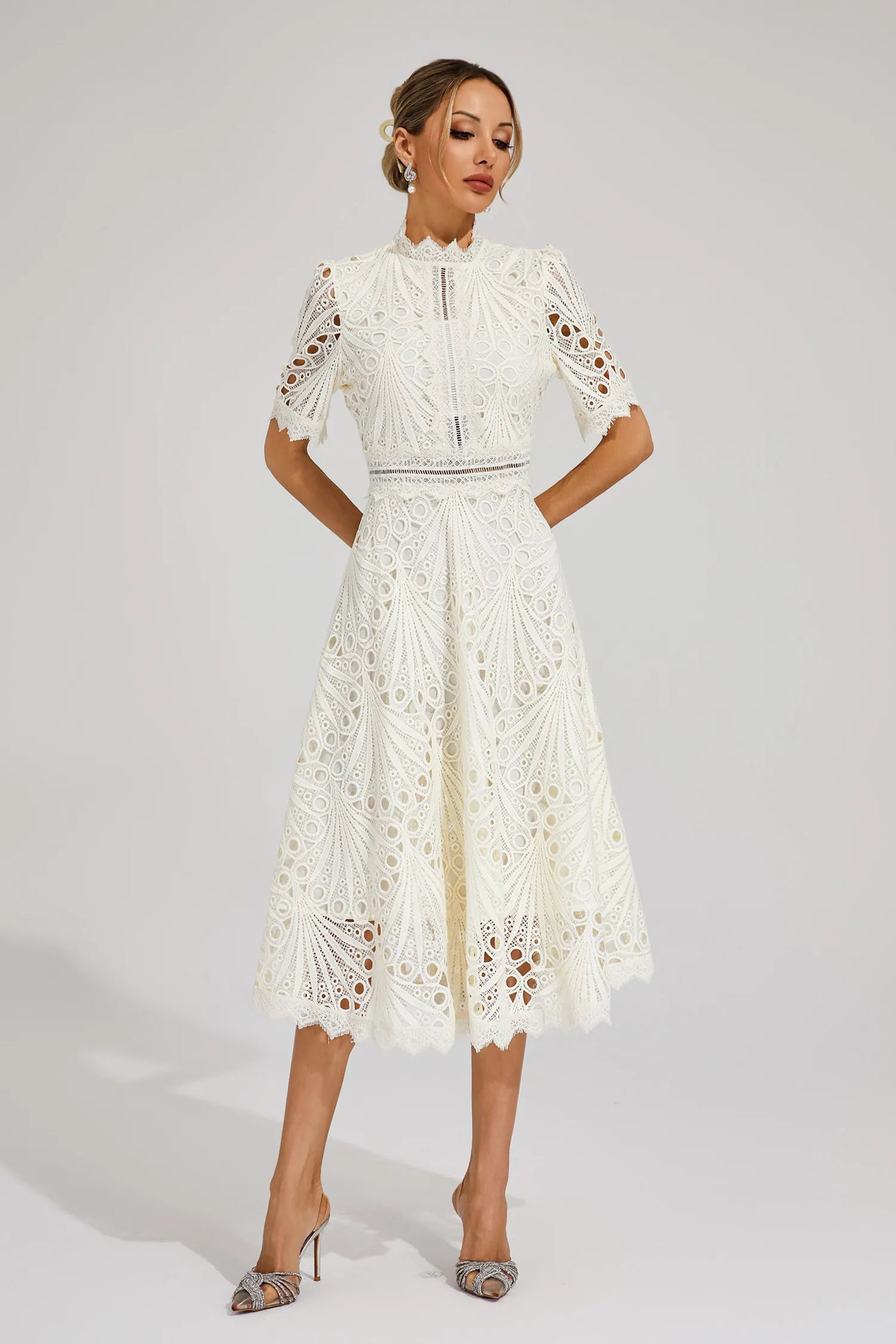 Angelina™ - Elegant Midi Dress