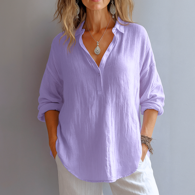Lea™ - V-Neck Blouse