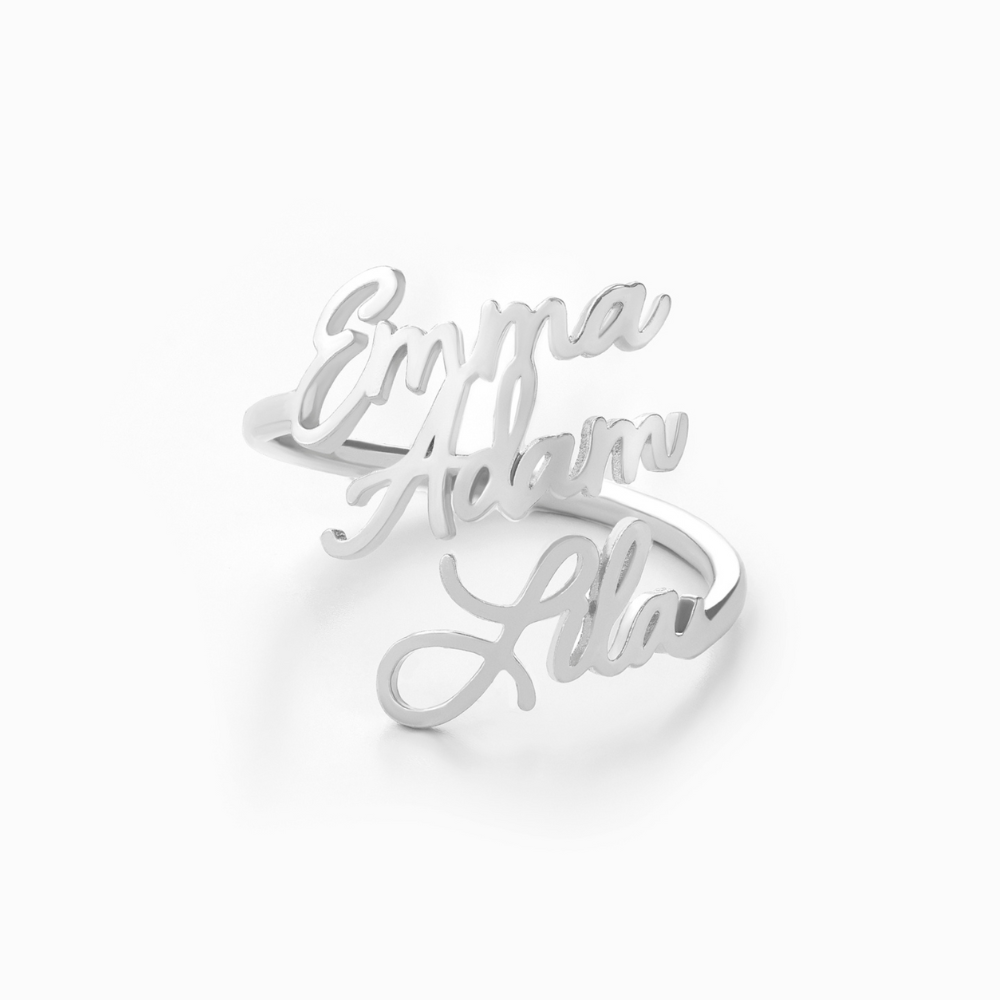Personalised Ring with 2–3 Names