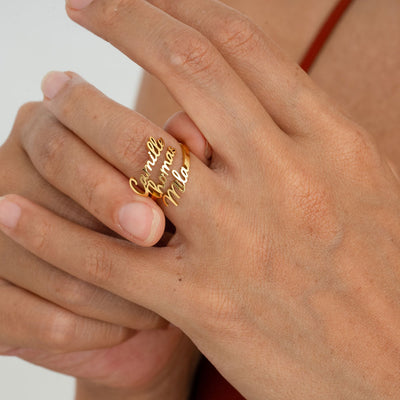 Personalised Ring with 2–3 Names