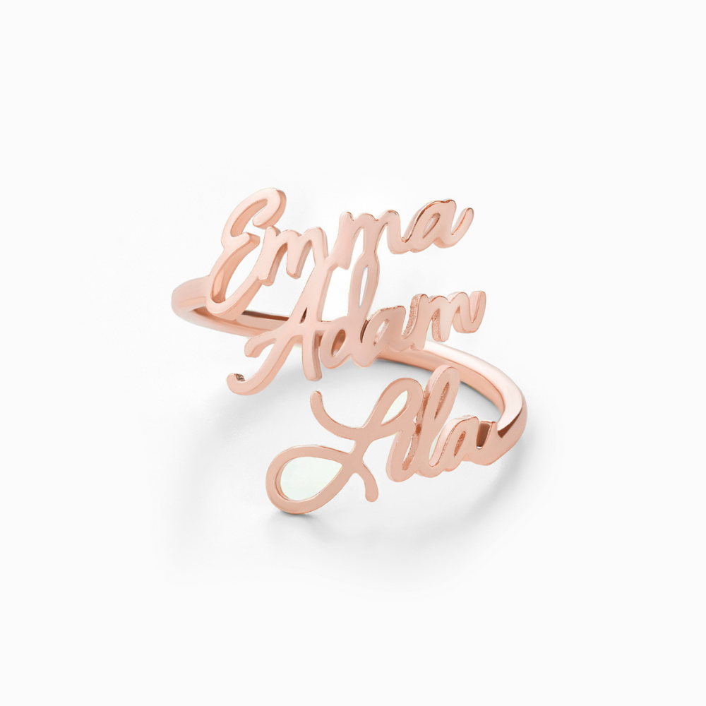 Personalised Ring with 2–3 Names
