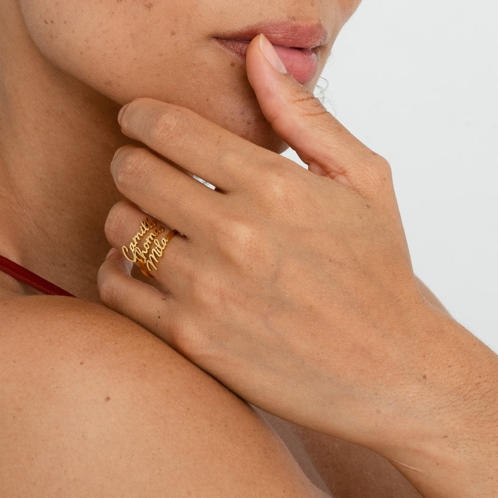 Personalised Ring with 2–3 Names