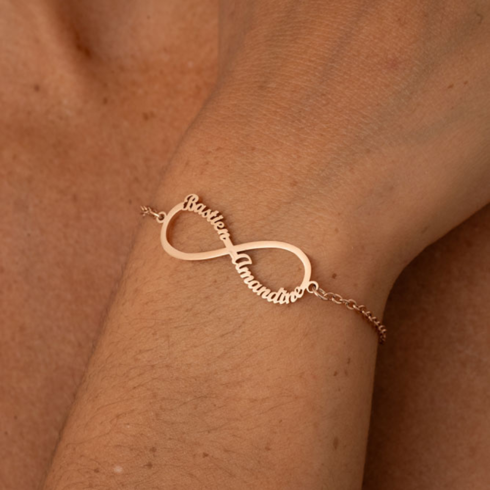 Infinity Bracelet with Two Names