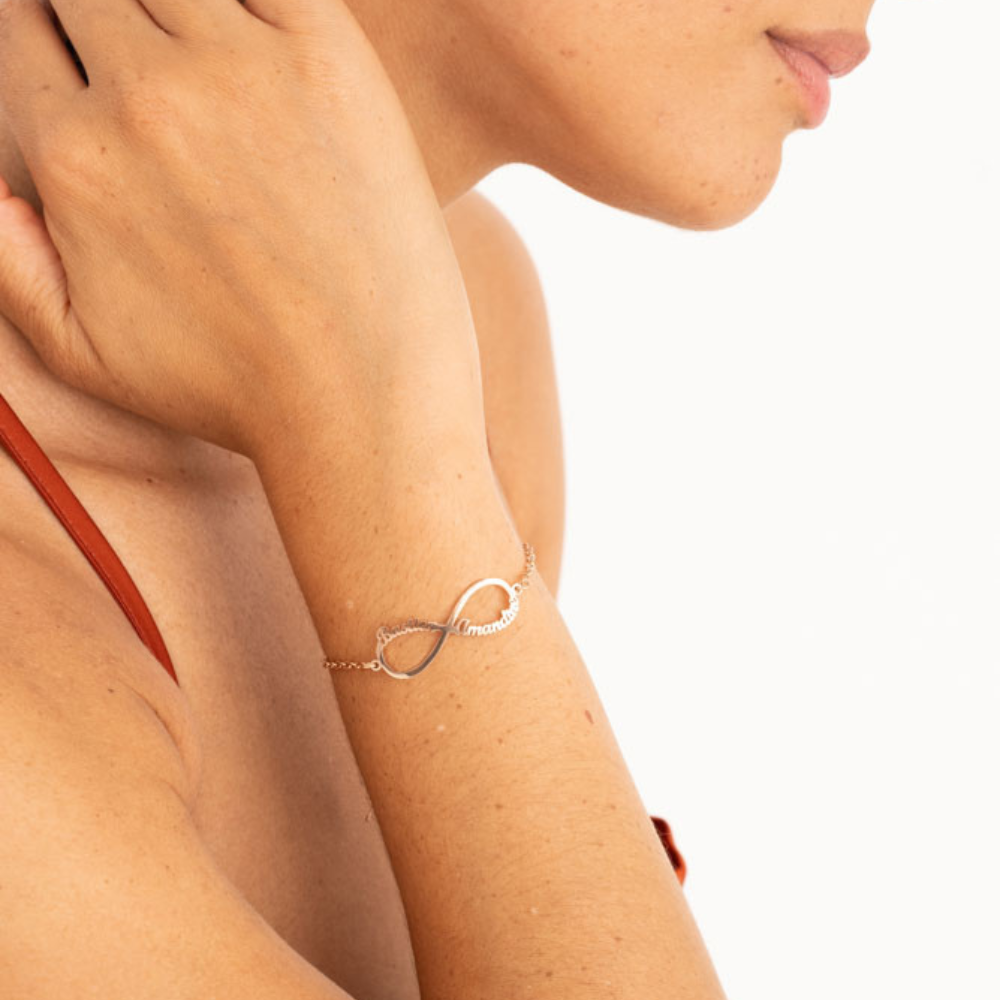Infinity Bracelet with Two Names