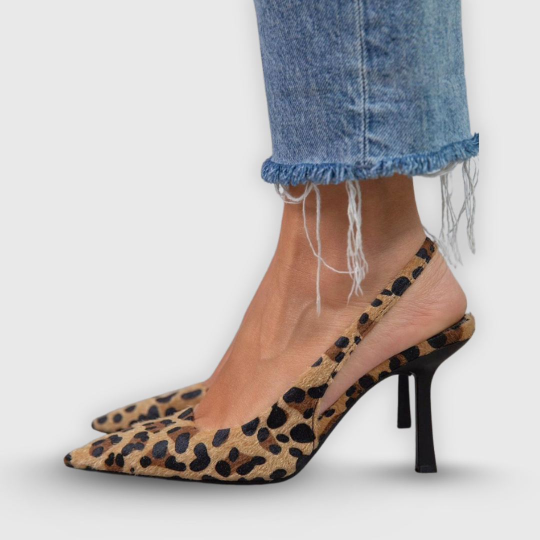 Lory | Slingback Pumps with Heel