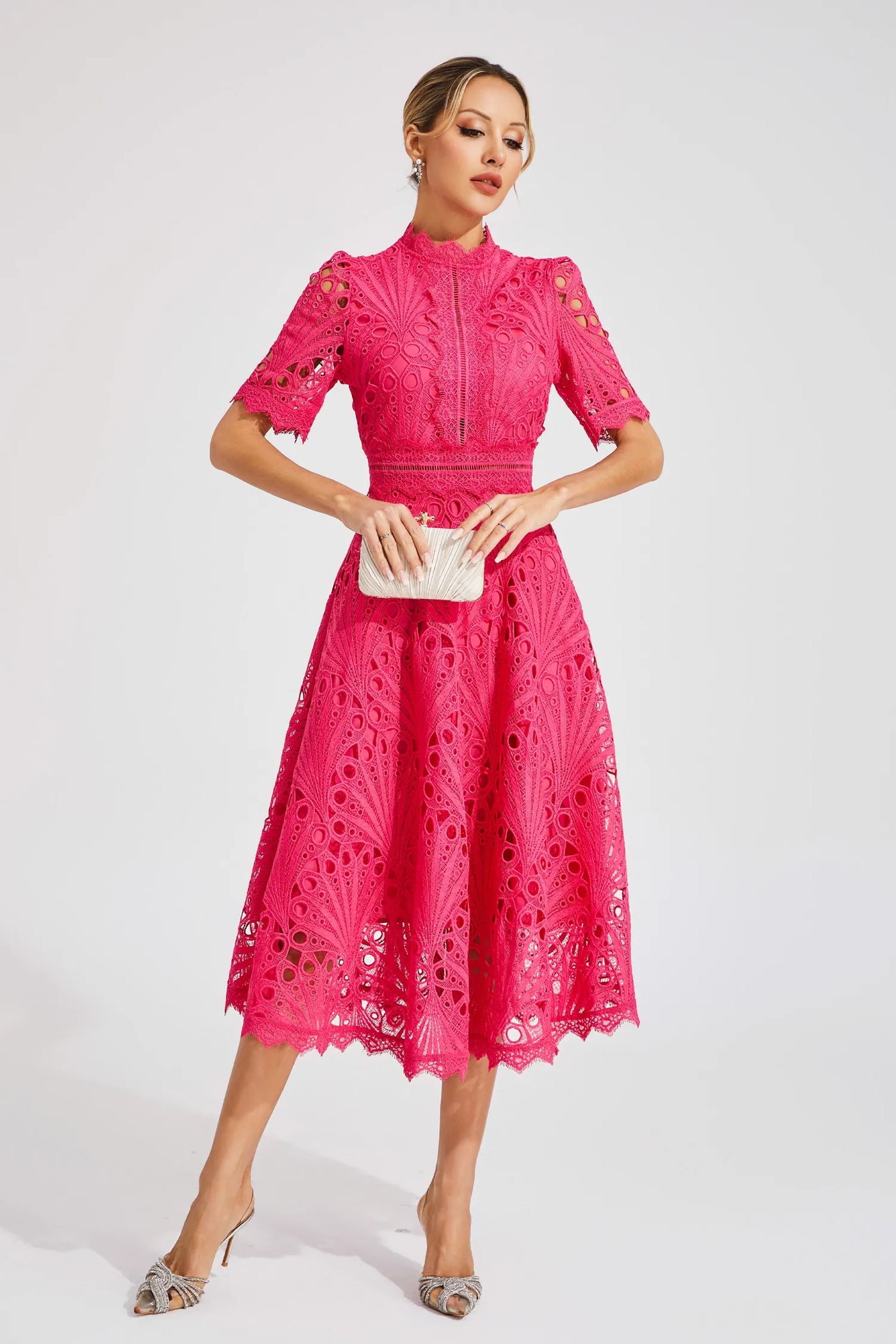 Angelina™ - Elegant Midi Dress