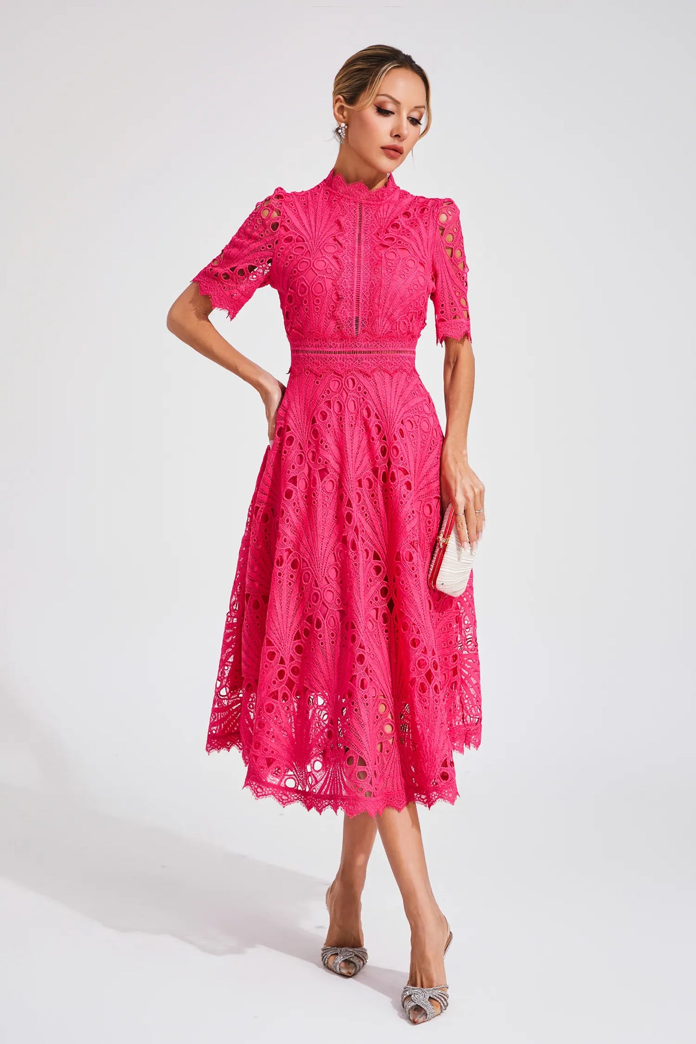 Angelina™ - Elegant Midi Dress
