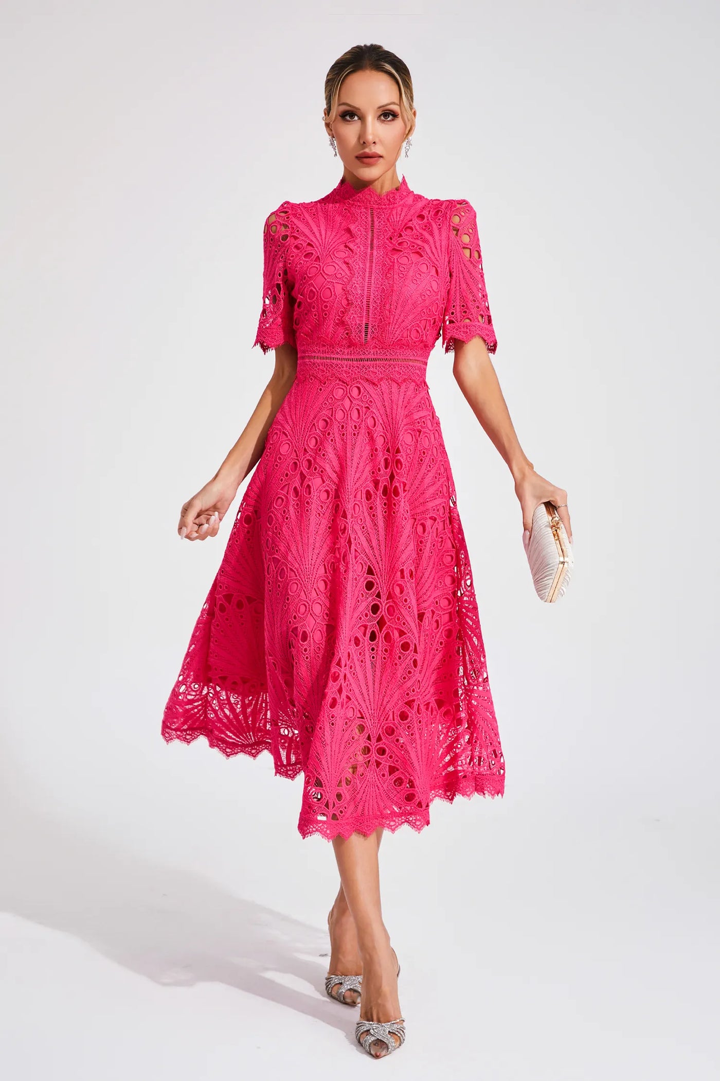 Angelina™ - Elegant Midi Dress