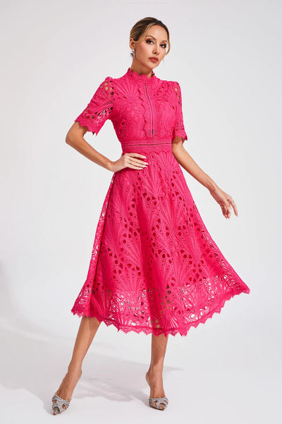 Angelina™ - Elegant Midi Dress