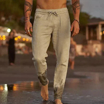 James | Linen Beach Trousers