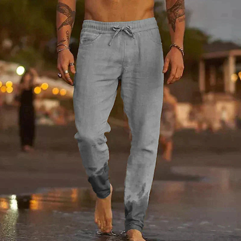 James | Linen Beach Trousers