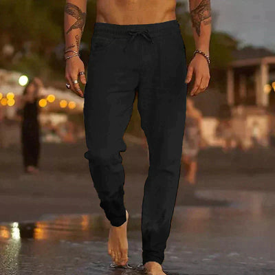 James | Linen Beach Trousers