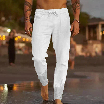 James | Linen Beach Trousers