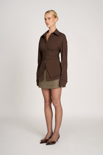 Emmy | Tailored Wrap Shirt