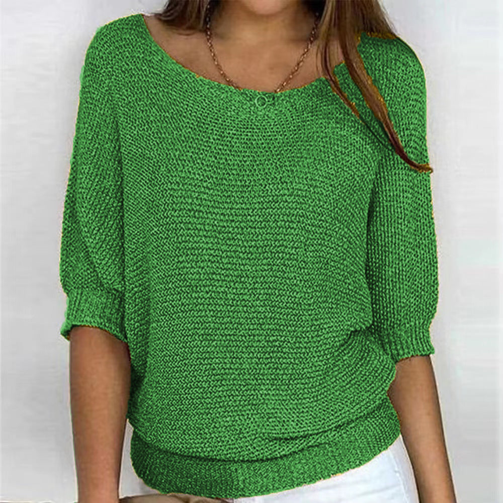 Meg™ - Half Sleeve Sweater
